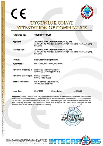 Certification
