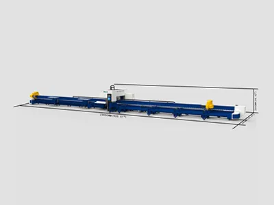 Automatic Two-Chuck Laser Tube Cutting Machine